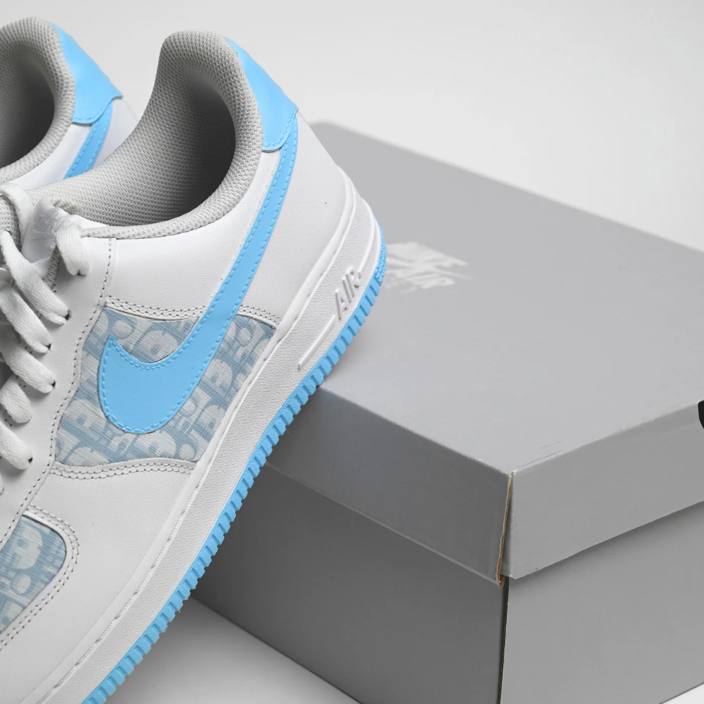 Baby Blue Dior Air Force 1 - Image 5