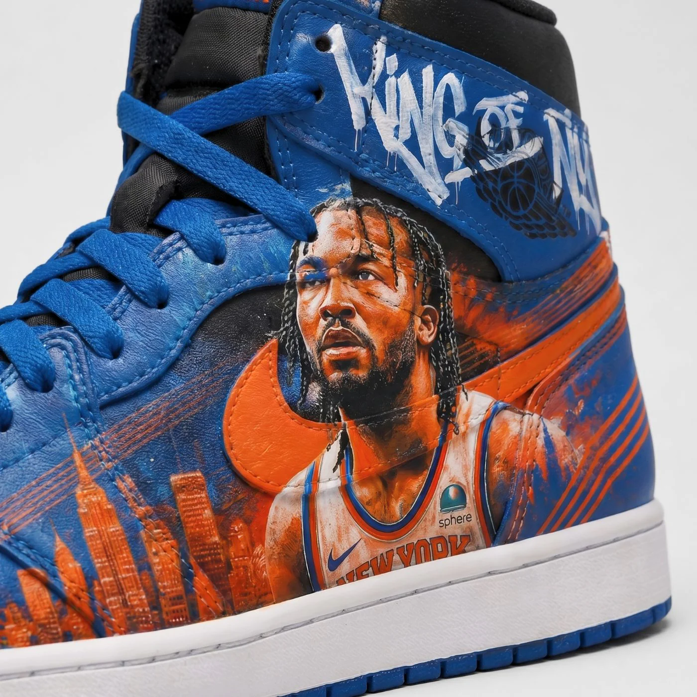 Brunson "King of NY" NBA Jordan 1 High - Image 4