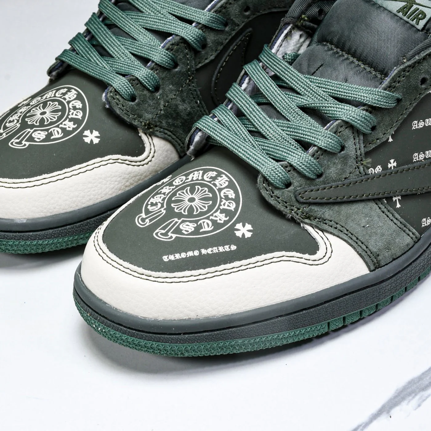 Cactus Chrome Hearts Air Jordan 1 Low - Image 5