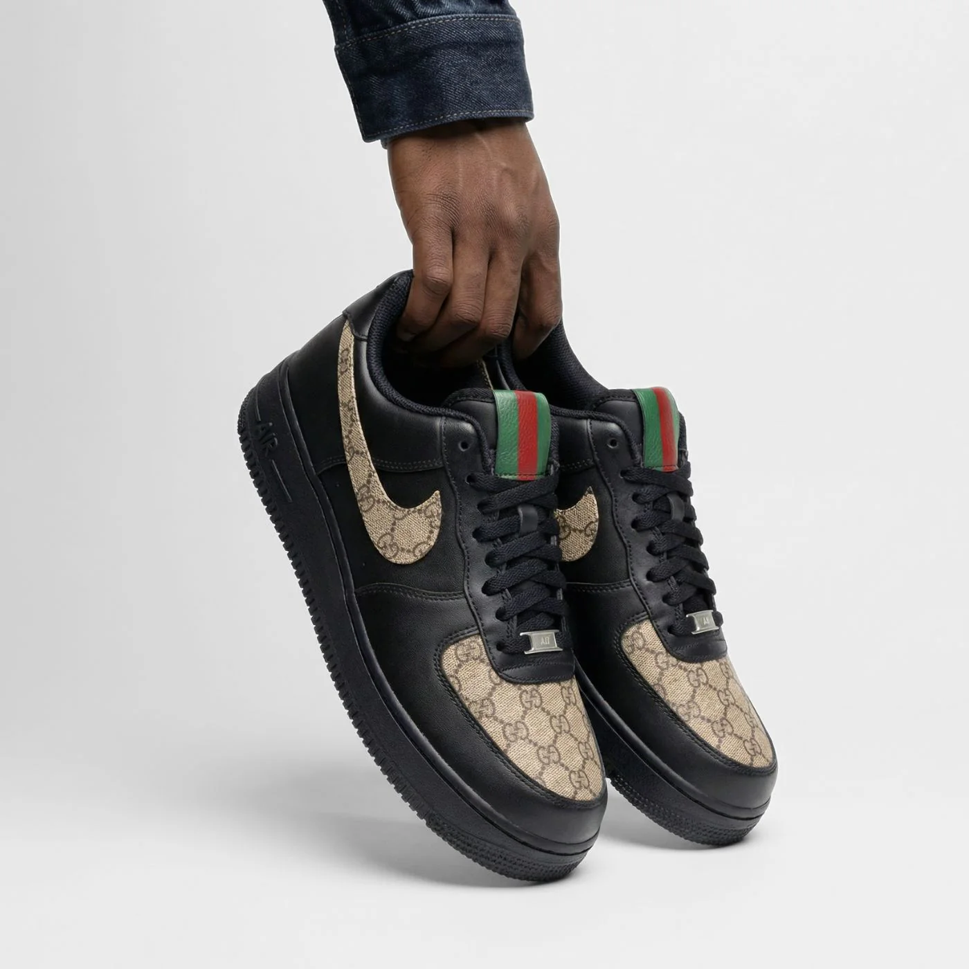 GG Classic Black Air Force 1 - Image 5