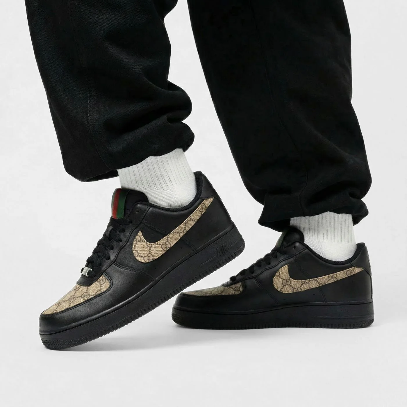 GG Classic Black Air Force 1 - Image 6