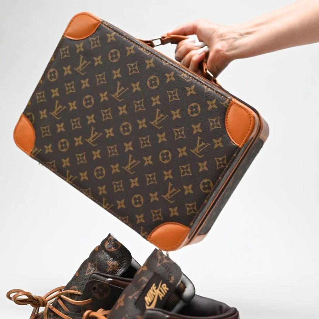 Custom LV Shoe Case - Image 2