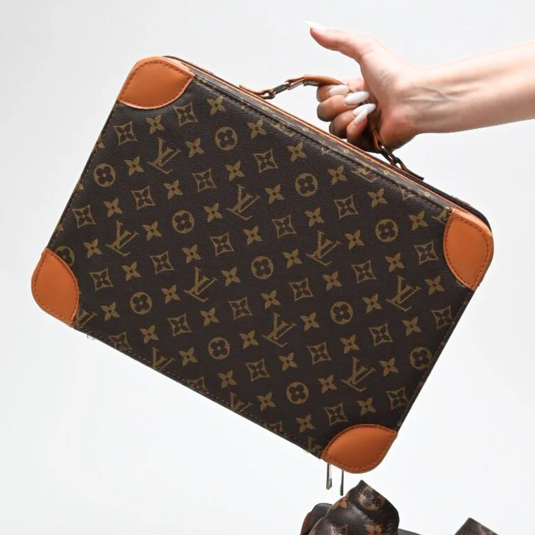 Custom LV Shoe Case - Image 3