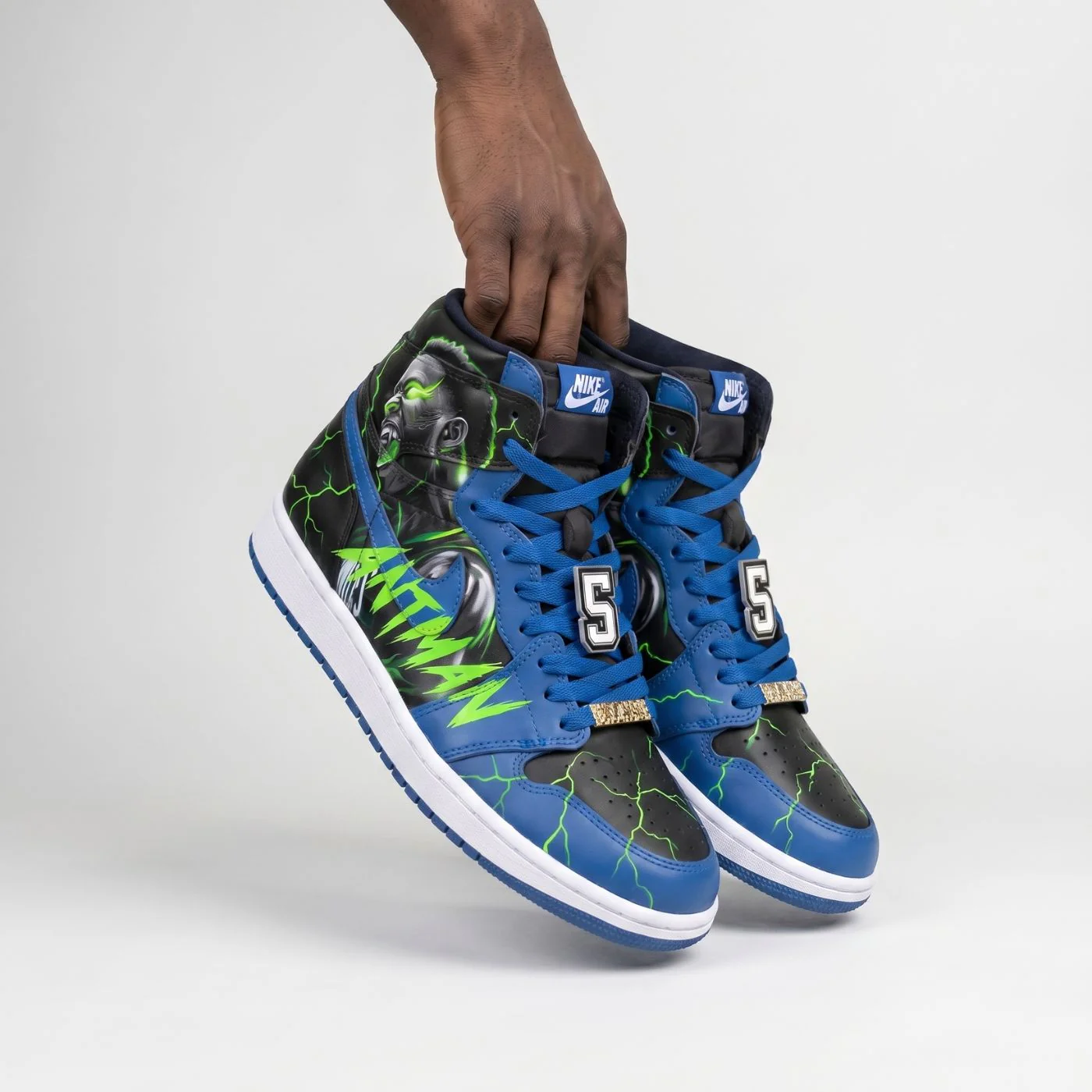 Edwards “Antman” NBA Custom Jordan 1 High - Image 6