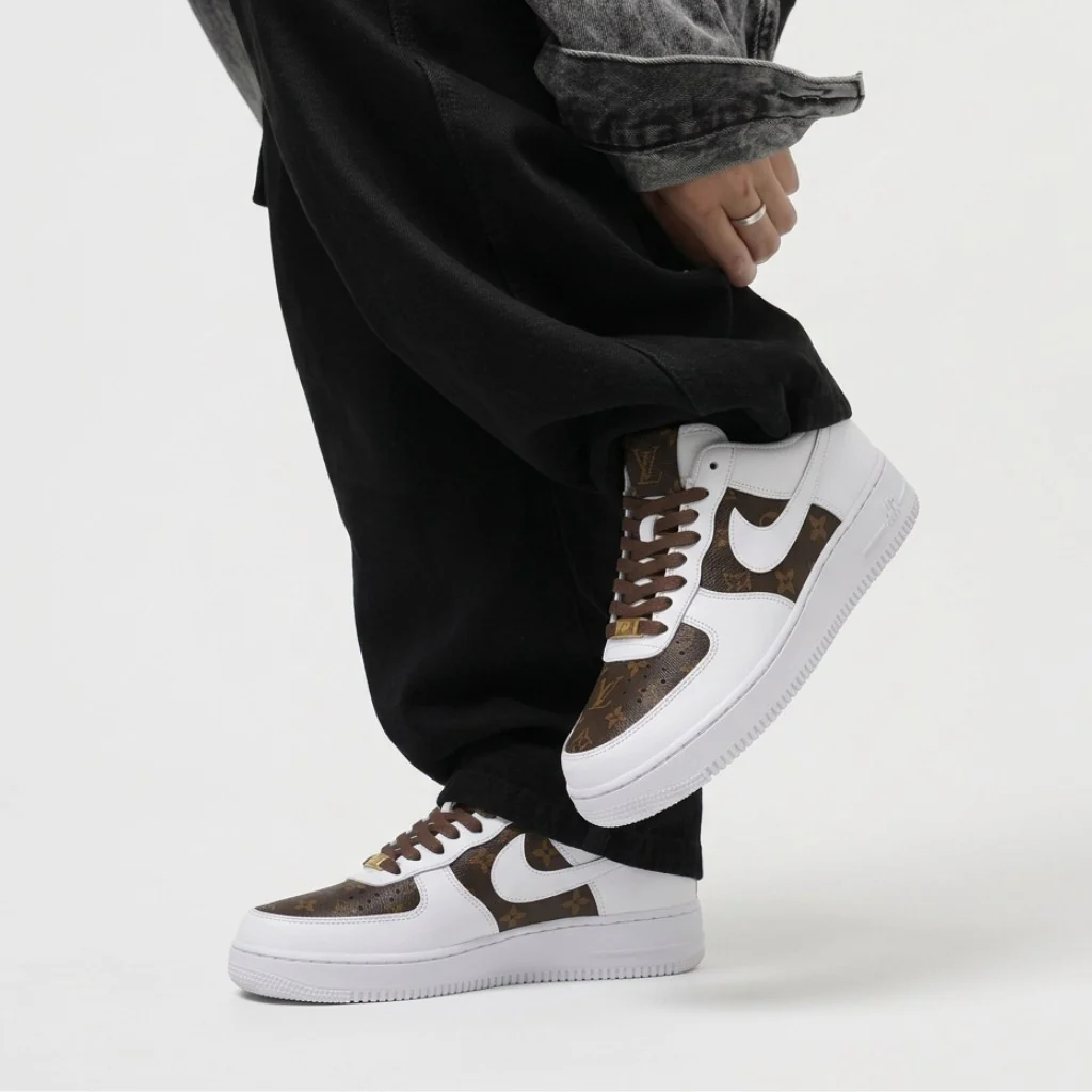 Monogram LV Air Force 1 - Image 7