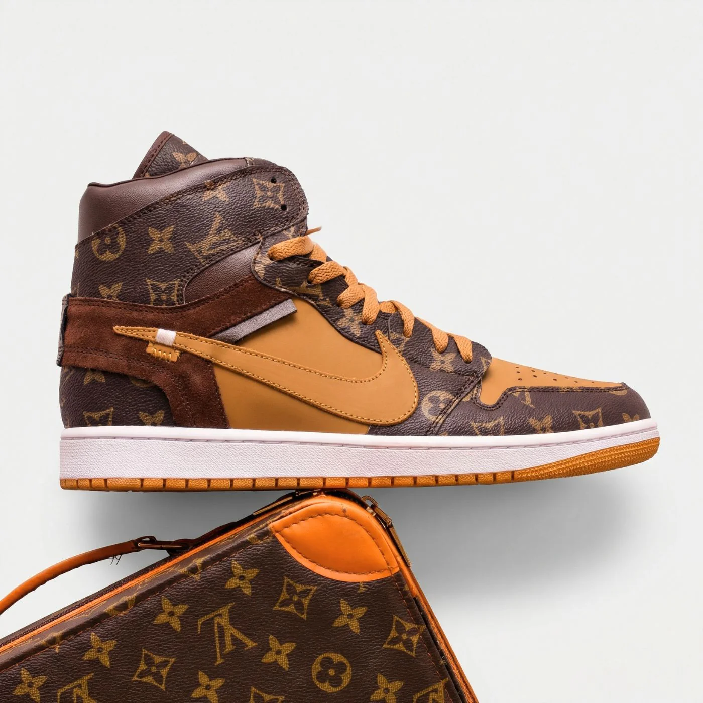 New Off-Louis LV Air Jordan 1 - Image 6