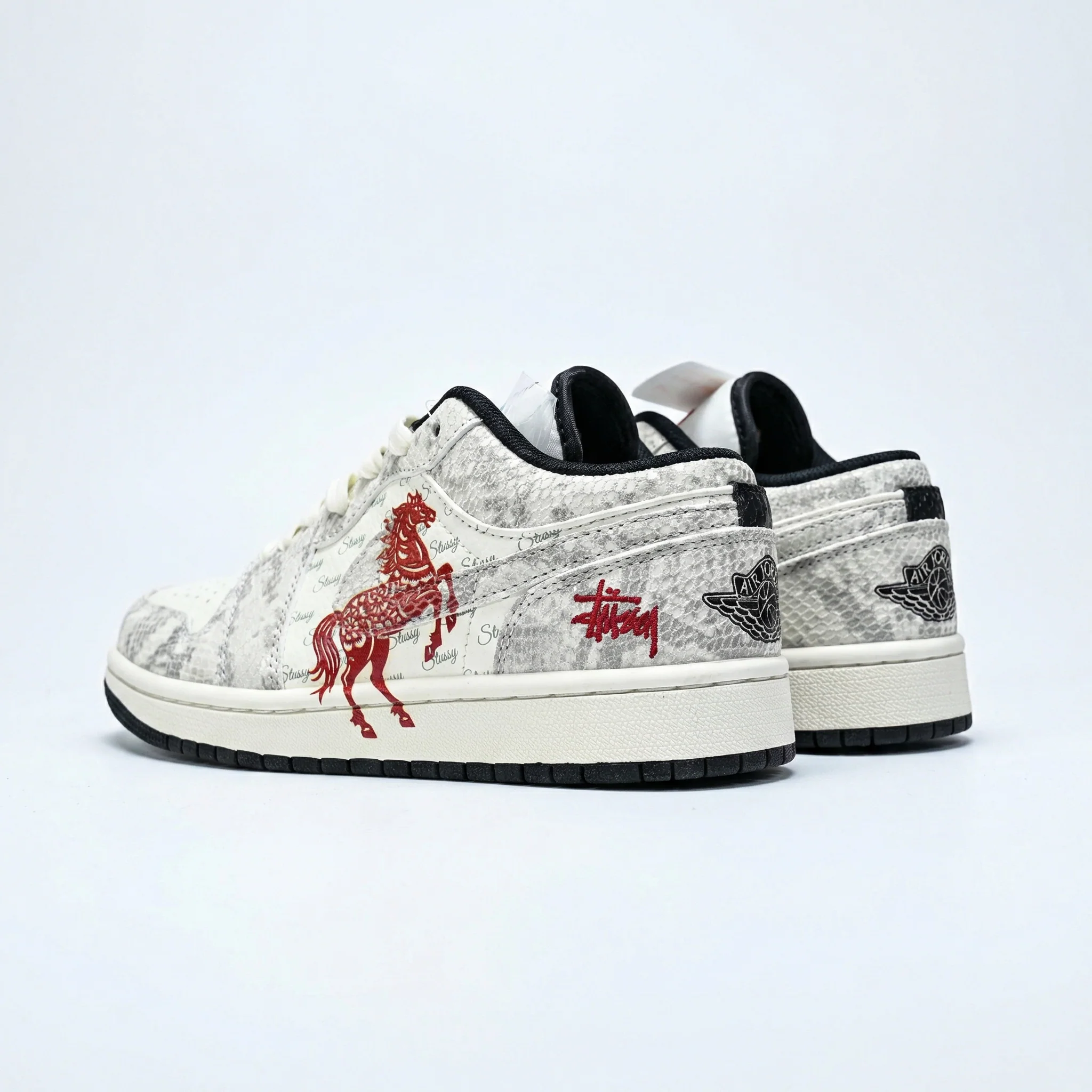 Silver Omen Air Jordan 1 - Image 2